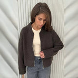 Velira Womens Knitwear Ruda / S Verona megztinis su užtrauktuku