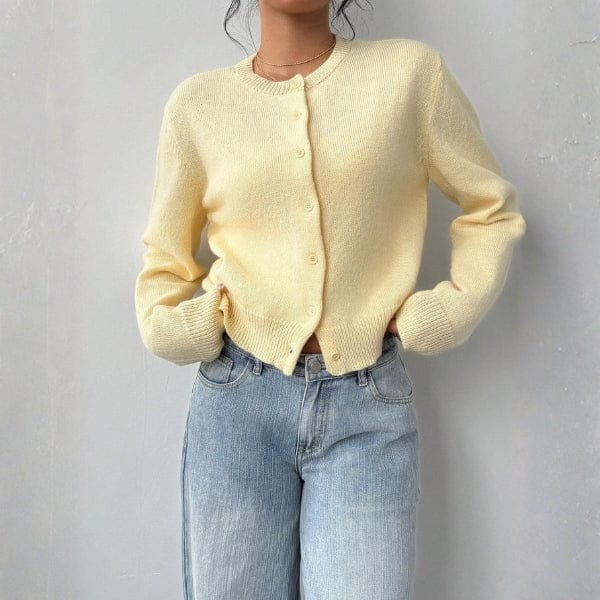 Velira Womens Knitwear Sienna Esminis Megztinis Kardiganas