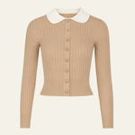 Velira Womens Knitwear smėlio / S Brunell Smėlio spalvos Paviljonas