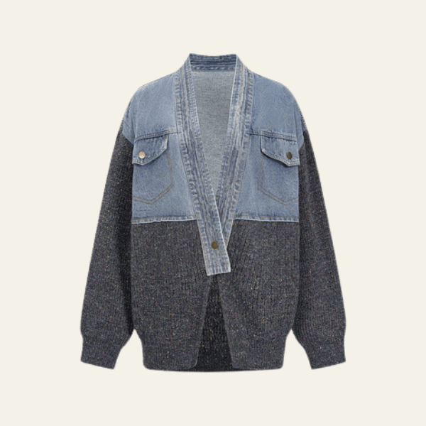Velira Womens Knitwear Tamsiai pilka / Vienas dydis Arlo Pledinė Megztinė