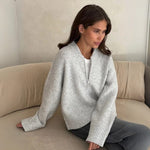 Velira Womens Knitwear Verona megztinis su užtrauktuku