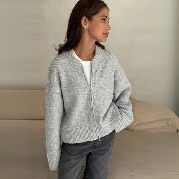 Velira Womens Knitwear Verona megztinis su užtrauktuku