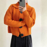 Velira Womens Knitwear Verona Per didelės mygtukų megztinis kardiganas