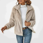 Velira Womens Knitwear Vienos Plush Cardigan