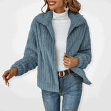 Velira Womens Knitwear Vienos Plush Cardigan