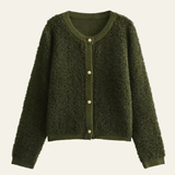 Velira Womens Knitwear Žalia / S Liucernos avikailio kardiganas