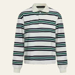Velira Womens Tops Balta / S Oksfordo Dryžuotas Regbio Polo