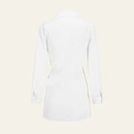 Velira Womens Tops Capri juosmeniu rišamas ilgas marškiniai