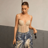Velira Womens Tops Elise kontūrinis bodis