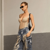 Velira Womens Tops Elise kontūrinis bodis