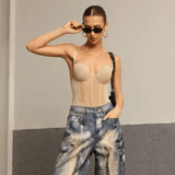 Velira Womens Tops Elise kontūrinis bodis