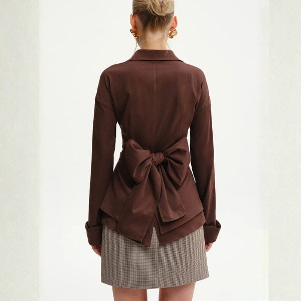 Velira Womens Tops Florencijos Apvyniojimo Marškiniai