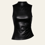 Velira Womens Tops Juoda / S Verona Odinė Be Rankovių Viršutinė