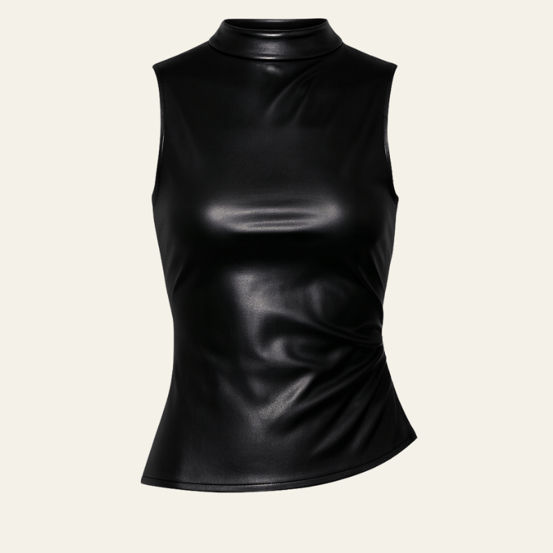 Velira Womens Tops Juoda / S Verona Odinė Be Rankovių Viršutinė