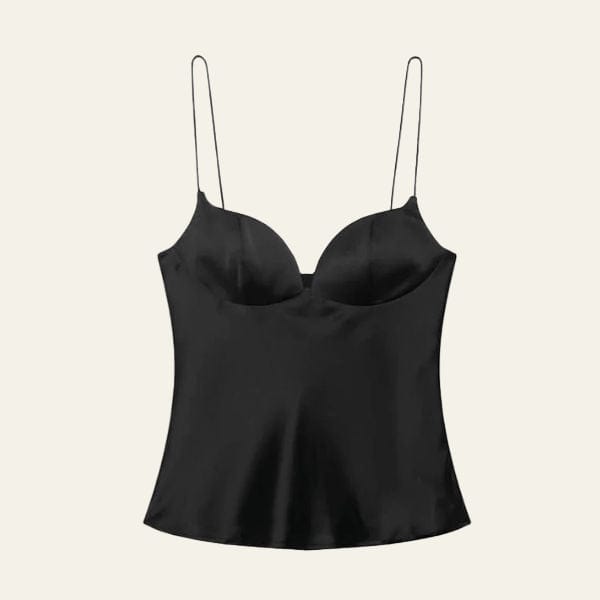 Velira Womens Tops Juoda / XS Noa Bustier Diržo Viršus