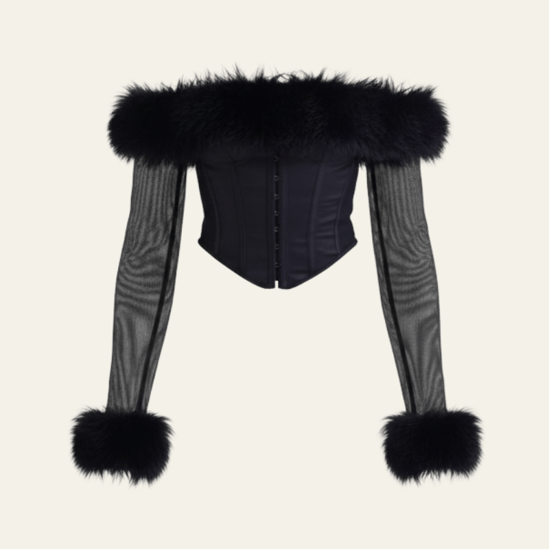 Velira Womens Tops Juoda / XS Vivara korsetas