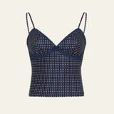 Velira Womens Tops Mėlyna / S Marseilio Crop Topas