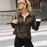 Velira Womens Tops Mirelle Juostuotas Prigludęs Marškinis