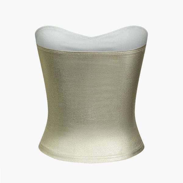 Velira Womens Tops Monako Metalinis Bustierio Viršus