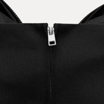 Velira Womens Tops Noelle Sparkle Bow Crop Top