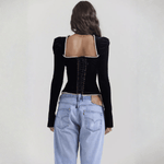 Velira Womens Tops Odette korseto viršus