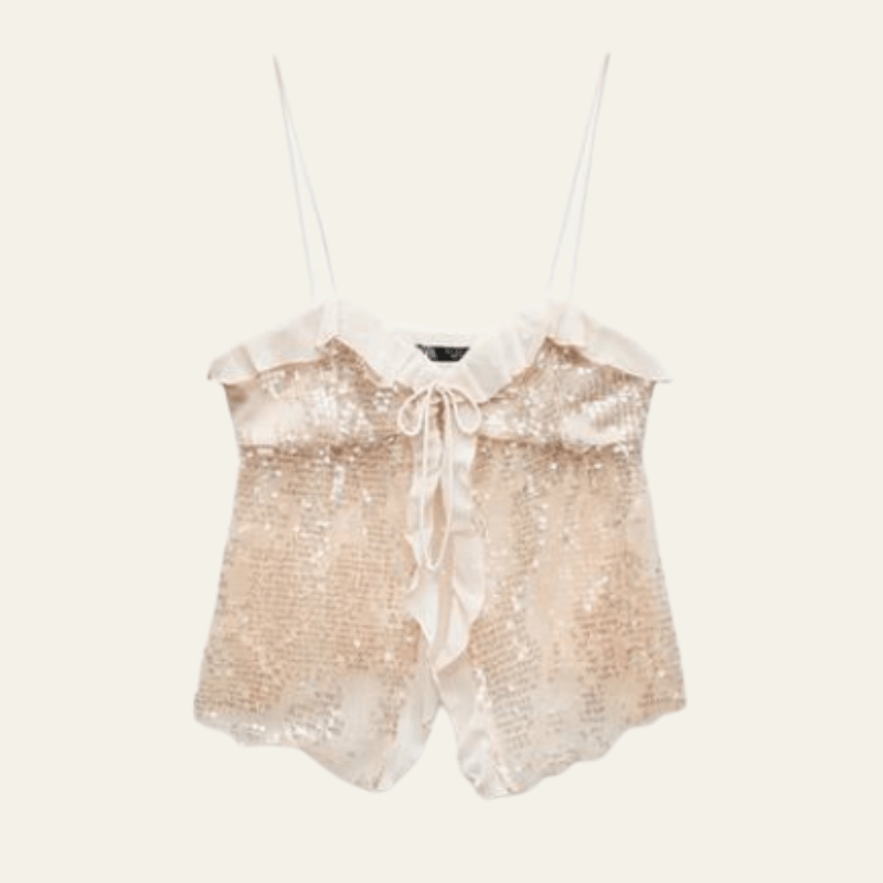 Velira Womens Tops Rožinė / S Amalfi Pusiau Blizgi Camisole