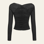 Velira Womens Tops Veronos tinklinis apklotinis viršus