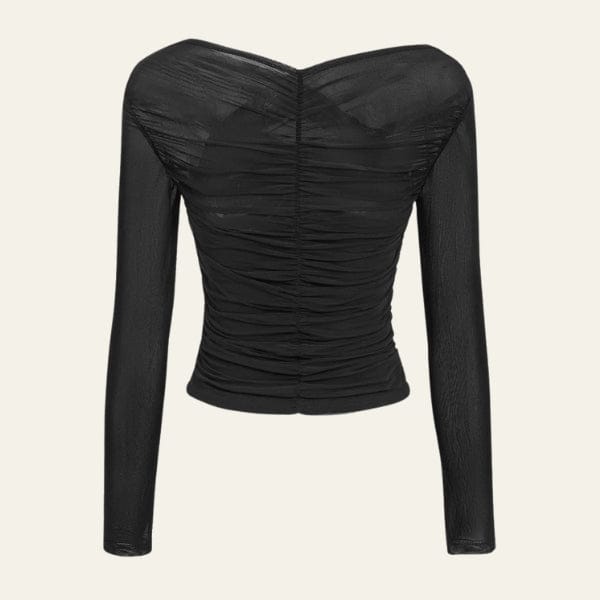 Velira Womens Tops Veronos tinklinis apklotinis viršus