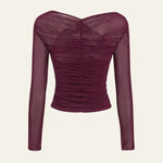 Velira Womens Tops Veronos tinklinis apklotinis viršus