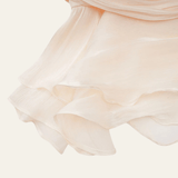 Velira Womens Tops Vienos Šilko Šifono Bluzė