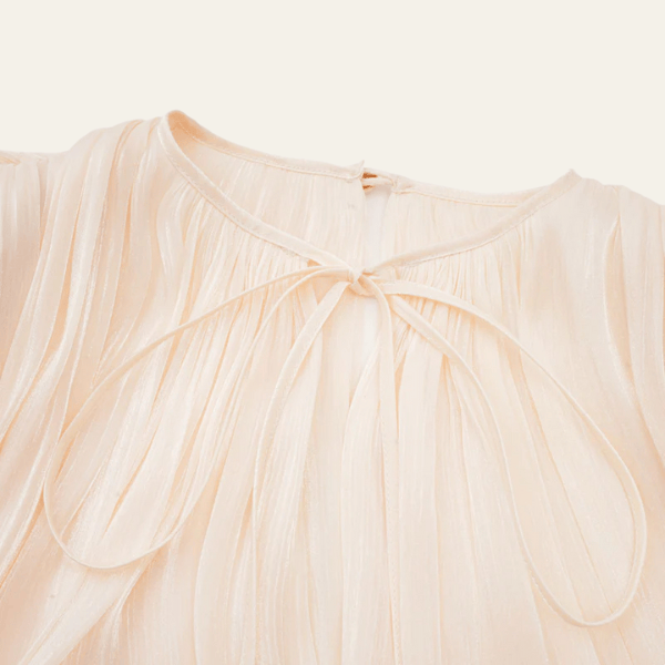 Velira Womens Tops Vienos Šilko Šifono Bluzė