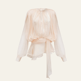 Velira Womens Tops Vienos Šilko Šifono Bluzė