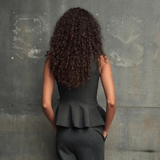 Velira Womens Tops Ženevos Peplum Topas