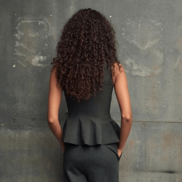 Velira Womens Tops Ženevos Peplum Topas