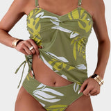 Velira Žalia / S Carmen™ | Bikini su tropiniu lapų raštu