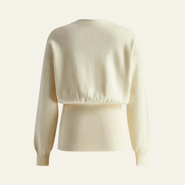 Velira Zip Knits & Quarter Zips Rivjeros skulptūrinis mygtukų megztinis kardiganas